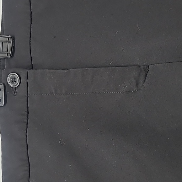 Worthington Black Culottes  Stretchy Wide Leg Cropped Palazzo Pants 22W Pockets - Picture 4 of 16